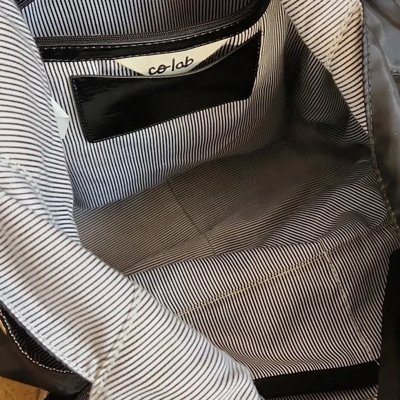 Co-Lab Black Tote Shoulder Bag with Sleek Design - Picture 5 of 11